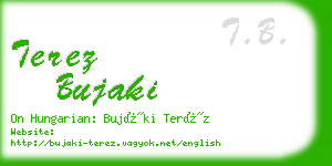 terez bujaki business card